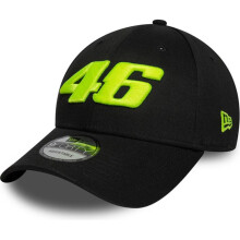New Era Mens 9FORTY VR46 Logo Baseball Cap - Black