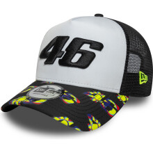 New Era Mens 9FORTY E-Frame VR46 Trucker Cap - Black