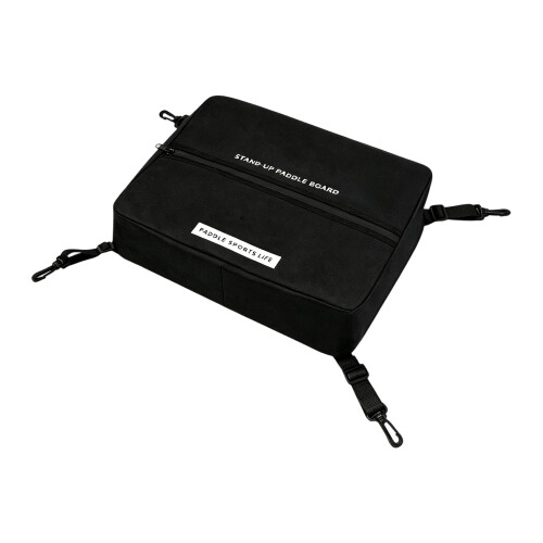Board Deck Utility Bag with Insulated Storage and Top-Black