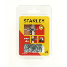 STANLEY Juego de 5 tacos de metal de expansión ø 4x33mm con gancho STF14205-XJ