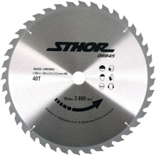 Scie - lame de scie Sthor Lame de scie circulaire en carbure 350x30mm z40 pour bois - 08845