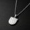 Everyday Pendant Necklace with Checkerboard Jewelry-Silver 6