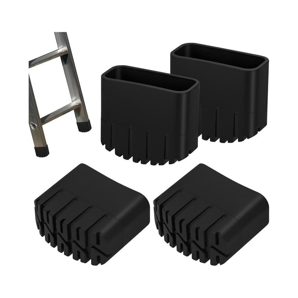 4Pcs Replacement Ladder Feet Rubber Feet Ladder Feet Foot Caps Non-Slip 20X50mm Replacement Feet For Ladders Ladder Feet 4711329948244