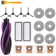 Pour les Pièces de Rechange de L'Aspirateur Robot pour JONR P20 PRO, Brosse Latérale Principale, Filtre Hepa, Vadrouille, Sac à Poussière