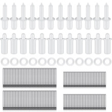 170 Pieces Repair Plantation Shutters Tool Set Louvers Staples Replacement Repair Pins for Window Tools Supplies