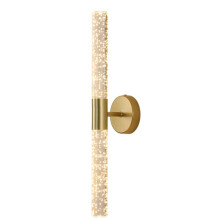Élégante Applique Murale LED à Bulles en Cristal Nordique pour la Décoration Intérieure en Or