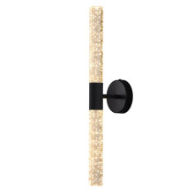 Élégante Lampe Murale LED en Cristal Bulle Nordique pour la Décoration Intérieure Noire
