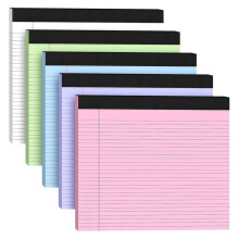 5 Pack Brede Juridische Notitieblokken 11 X 9,5 Inch Juridische Notitieblokken Gekleurde Brede Regel Notitieblokken Perforated Schrijfpads