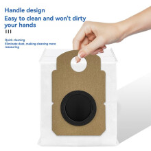Dust Bag Compatible with V10 Optic+Auto-Empty Dok Vacuum Accessories Large Capacity Replacement Dust Collection Bags 12PCS