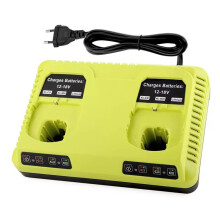 Chargeur de Batterie à Double P117 3A Chargeur Prise EU pour Batterie Lithium pour 12V-18V