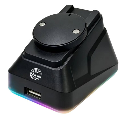 For  GPW4/GProX/G502/X/G903 Gaming Mouse Wireless Charger Dock Charging Station USB Type C Interfaces Black