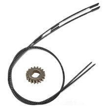 LR038287 Panoramic Sunroof Cable with Gear for 13-18 Panoramic Sunroof Track Cable LR038287