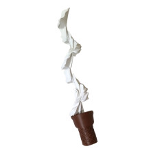 3D Printed Desk Figurine in Ice Cream Shape,-Dark Brown 11