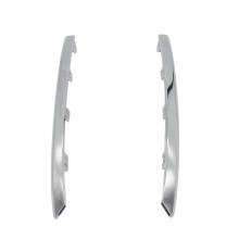 1 Paar Voorbumper Mistlamp Trimstrip voor S90 V90 2021-2023 32227399 32227400 Mistlampen Lagere Chroomframe Strip