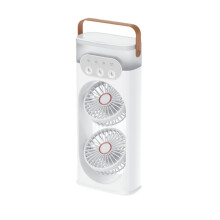Ventilador Umidificador com Spray Triplo Aromaterapia para Sono Fluxo de Ar de 180 para Casa, Quarto, Escritórios A