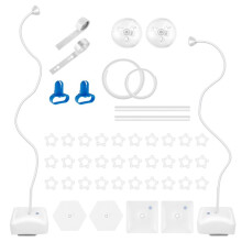 Wasserballonständer-Kit Wiederverwendbares Ballonposthalter-Set für Geburtstag, Hochzeit, Babyparty-Dekor Einstellbarer Ballon A