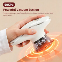 3+1 Body Sculpting Machine Red Light Vacuum Cupping Sculpting Machine Dual Modes Portable Face Body Slimming Massager