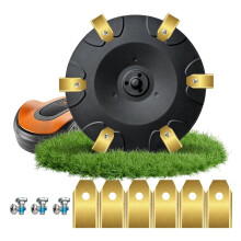 Replacement 6-Blade Disc Kit for Gardena Sileno Life Gardena Sileno+ Flymo Easi Life with 6 Pcs Blades Lawn Mower Parts