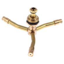 1Pc 3 Arm 360Automatic Rotary Whirling Sprinkler Garden Lawn Irrigation Watering Nozzle Spray Rotating Brass Sprayer