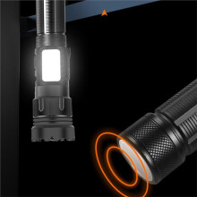 2 Szt. X75 Wysokiej Mocy Latarka LED P50 z Wskaźnikiem Mocy, Ładowana Przez USB, do Biwakowania, Wędrówek, Awaryjnych Sytuacji