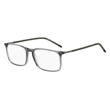 Óculos de Grau Hugo HG 1231 55/17/145 Armações de Acetato Cinza Escuro HOMEM HG 1231