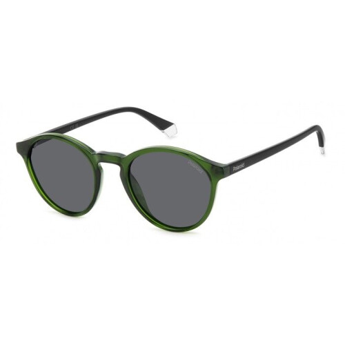 Polaroid Sonnenbrille - POLAROID - PLD 4153/S - Grün - Polycarbonat-Rahmen - Runde Form