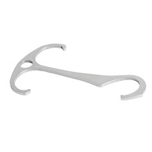 Metal Camping Hook for Small Cookware Bags with Middle Hole,