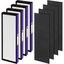 FLT4850PT True HEPA Replacement Filter B with Pet Pure Treatment for AC4825 for GermGuardian Air Purifier AC4850PT