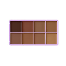 8 Shade Soft Matte Cream Concealer Palette Full Coverage Fade Dark Circles Blemishes Waterproof Long Lasting Dark