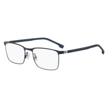 Óculos de Grau Hugo Boss BOSS 1637 56/19/150 Metal azul fosco rutenio armações MASCULINO BOSS 1637