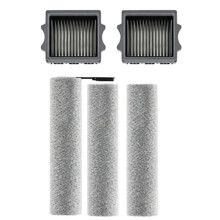 Ensemble de Remplacement de Brosse à Rouleau en Microfibre et de Filtre en Éponge pour Laveur de pour Art Station Pod