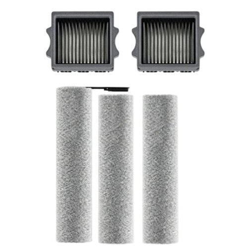Microfiber Roller Brush and Sponge Filter Replacement Set for  Art Station Pod Floor Washer