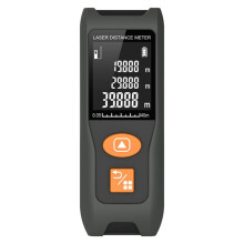 Portable Laser Distance Meter 40m 1/16in Accuracy Length Volume Pythagorean Mode Digital Laser Measurement Tool