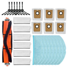 Compatible for  Homerun Series 7000 XU7100/ 01 XU7100/ 02 Side Brush HEPA Filter Mop Dust Bag Accessories(27pcs)