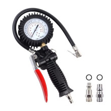 0-170Psi Tire Pressure Gauge with EU/US/JP Adapters Accurate Vehicle Monitoring
