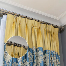 60 Pcs 1.65" Metal Drapery Curtain Rings with 60 Drapery Pin Hooks for Window Door Shower