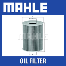 Mahle Oil Filter - OX254D1 Mercedes E420CDI - OE Matching Fit & Quality
