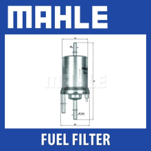 Mahle Fuel Filter KL156/1 - fits Seat Skoda vw - 3 Bar