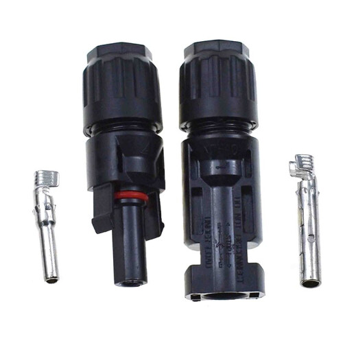 1000V 30A Solar Panel Connectors, IP67 Waterproof PV Cable Wire Terminals for 2.5/4/6mm² Solar Panel Kit (10 Sets)