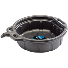 Draper High-density Polyethylene Black Plastic Oil Fluid Drain Pan - 16 Litres