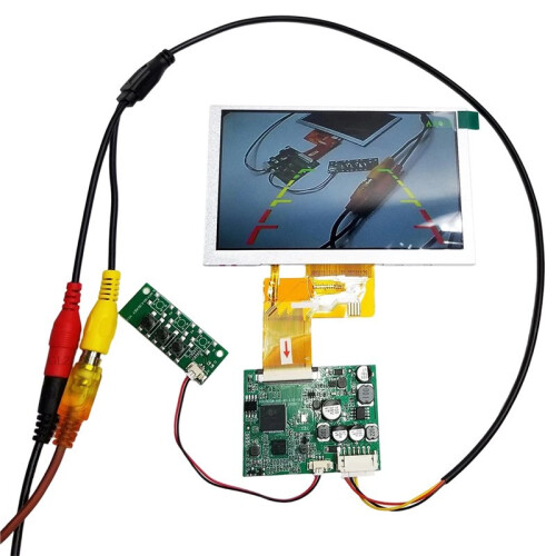 5 Inch IPS LCD Display Module Kit 800x480 CVBS/AHD for Car Reverse Camera and CCTV