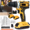 2 Battery 21V Cordless Drill Combi Driver High Power Electric Screwdriver S 1