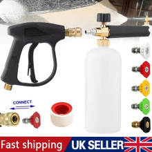 Pressure Washer Snow Foam Cannon Lance Gun Quick Release Foam Cannon Bottle