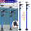 2X ADJUSTABLE DRYWALL PLASTERBOARD BUILDER CEILING EASY SUPPORT PROPS 115-290CM 1