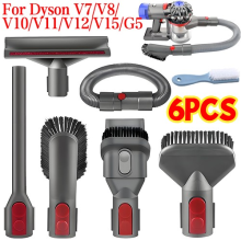 6Pcs Brush Attachment Kit for Dyson V7 V8 V10 V11 V12 Vacuum Cleaner Accessories