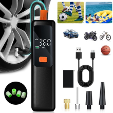 Electric Car Tyre Inflator Cordless Digital Tire Portable Air Compressor Pump UK