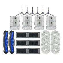 30 Piezas Filtro de Cepillo de Aspiradora Bolsa de Polvo Paño de Mopa para T50 MAX Pro Omni / T50 MAX Pro Omni Gen2 Piezas de Repuesto