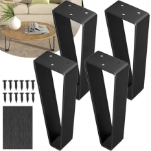 4PCS Steel Table Legs Furniture Supports for Cabinets TV Brackets Feet Tool Sets