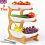 3 Tier Fruit Storage Basket Bowl Holder Vegetable Utility Rack Dining Stan 1