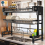 Space Saving Over The Sink Dish Drying Rack 3 Tier Adjustable Dish Drainer Large 1
